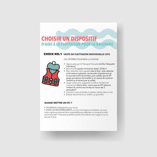 Choisir un dispositif de flottaison