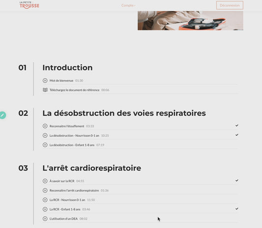 Les bases du secourisme (cohorte 11-09)